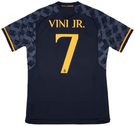 2023 24 Real Madrid Away Shirt Vini Jr 7
