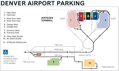 Denver Airport Map - Terminal, Gate, Food Map