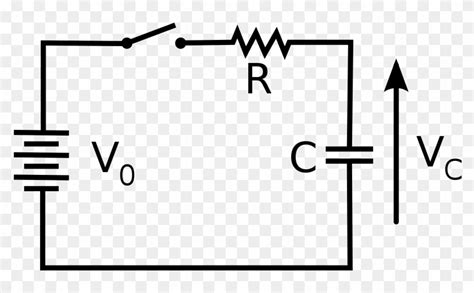 Resistance Symbol Circuit Vector - Capacitor Resistance Circuit, HD Png ...