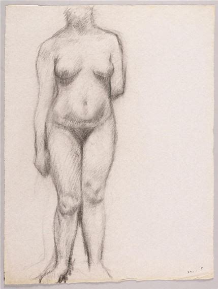 Theophile Alexandre Steinlen Nude Woman Standing Naked From The