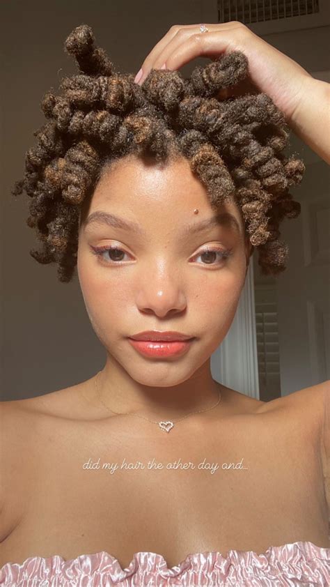 Chloe X Halle Updates On Twitter Halle Via Instagram Stories Natural Hair Styles Chloe