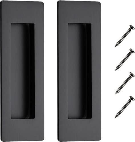 Joy Decor 4 Pack Pocket Door Handles Sliding Closet Door Pulls 472