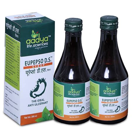 Buy Aadya Life Eupepso D S 200 Ml Syrup Herbal Formula For The