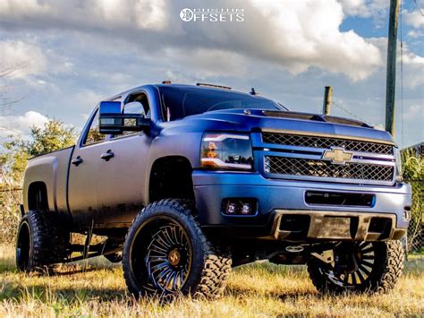 Wheel Offset Chevrolet Silverado Hd Aggressive Outside