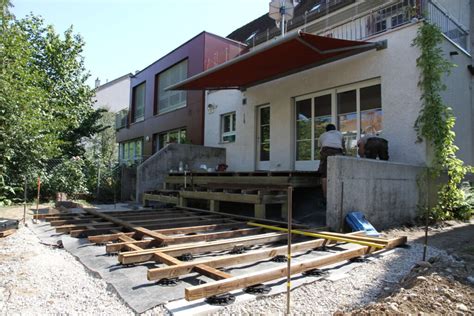 Holzterrasse Aus Nordischem Kebony Holz In Riehen Avantgarten