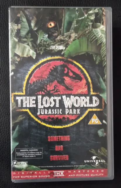 Jurassic Park The Lost World Vhs Pal Video Tape Universal V