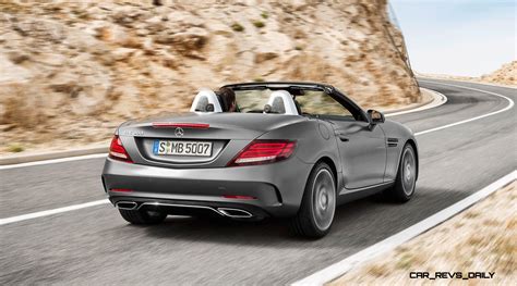 Mercedes Benz Slc Reveals Yummy Revamp New Slc Amg Car Revs