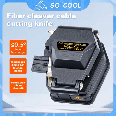 Jual LD28 100 ORISKL 6C Fiber Cleaver Cable Cutting Knife FTTT Fiber