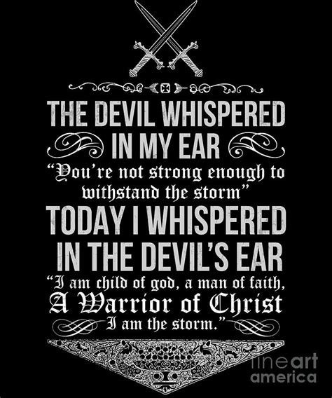 The Devil Whispered In My Ear Crusader Drawing By Noirty Designs Fine