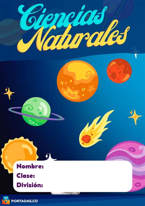 Portada Para Cuaderno De Ciencias Naturales Portadas De Cuade Nbkomputer