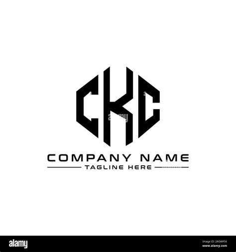 CKC letter logo design with polygon shape. CKC polygon and cube shape ...