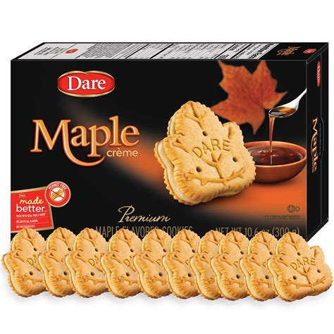 Amazon Dare Maple Leaf Crème Cookies Classic Canadian Cookie