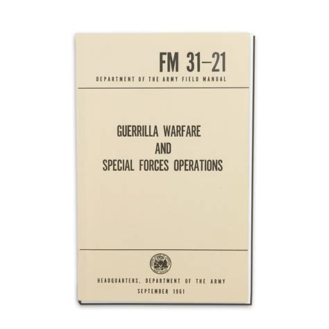 Guerrilla Warfare and Special Forces Operations Manual | BUDK.com ...