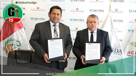 Devida y Agroideas suscriben convenio para promover el modelo perú de