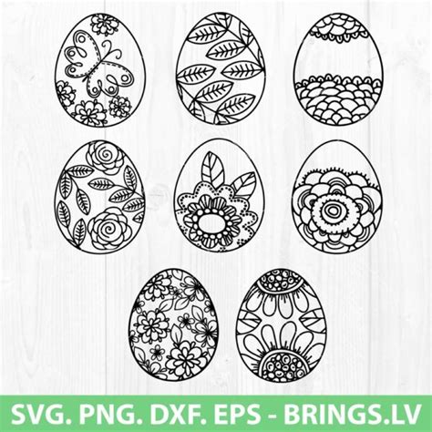 Easter Egg Svg Easter Svg Bundle Easter Svg Egg Svg