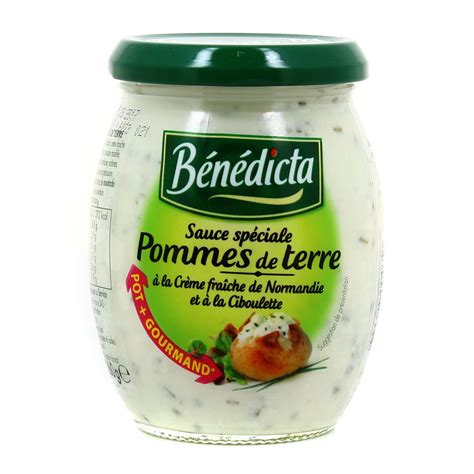 Bénédicta Sauce spéciale Pommes de terre Crème fraîche de Normandie et