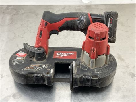 Milwaukee M12 Cordless Sub Compact Band Saw 2429 20 W Battery EBay