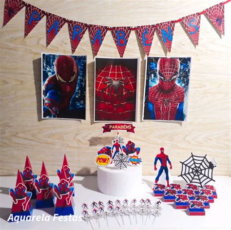 Kit Festa Em Casa Homem Aranha Elo7 Produtos Especiais