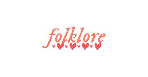 Taylor Swift Folklore Logo