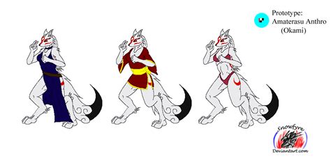 Prototype Anthro Amaterasu For Mugen By Snowfyre On Deviantart