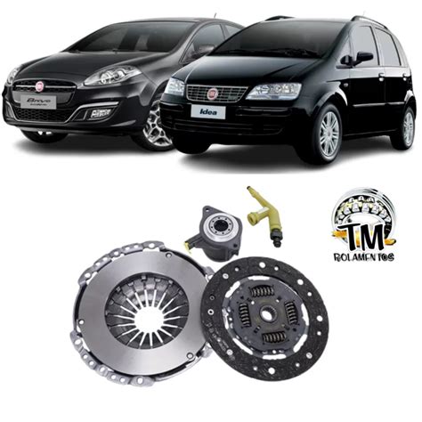 Kit Embreagem Atuador Fiat Doblo 1 8 Palio Idea Punto Motor Etorq