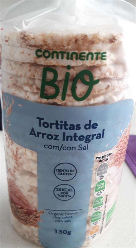 Tortitas De Arroz Integral Sal Continente G