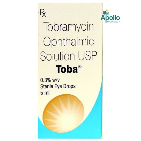 Toba Eye Drops 5 Ml Price Uses Side Effects Composition Apollo