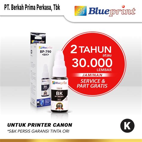 Jual Tinta Canon Blueprint 790 Refill For Printer Canon G1010 G2010 G2020 70ml Varian Warna