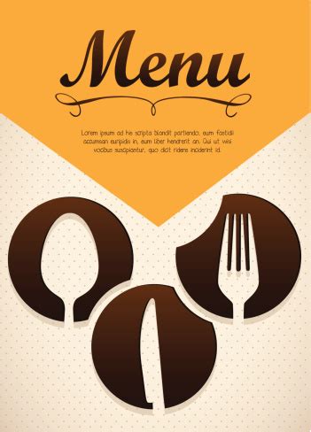 menu restoran ilustrasi stok  gambar  diet garpu