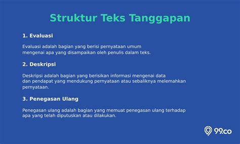 Pengertian Ciri Struktur Jenis Dan Contoh Teks Tanggapan Materi My