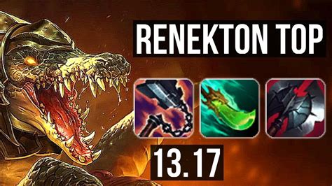 RENEKTON Vs GRAGAS TOP 4 1 13 Rank 9 Renekton NA Challenger 13