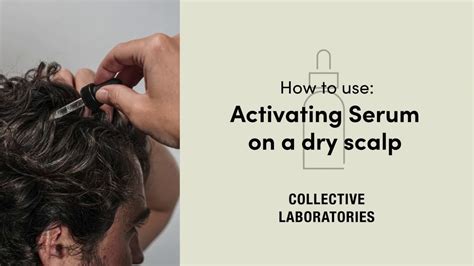 How To Apply Activating Serum On A Dry Scalp Male Youtube