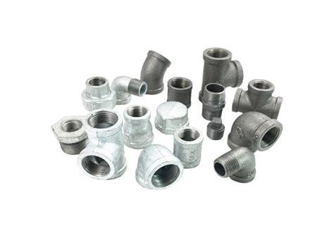 Inch Black Malleable Iron Pipe Fittings Metal Water Pipe Fittings