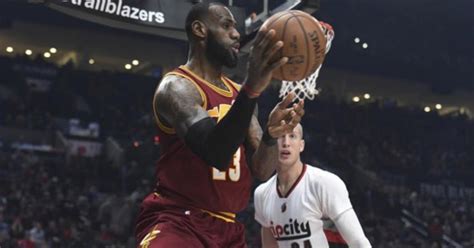 Cleveland Pierde Ante Portland Lebron James El Rey De La NBA