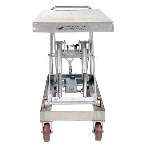 Vestil Lb Load X Stainless Steel Scissor Lift Table Cart