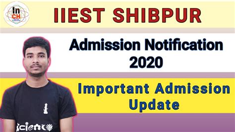 Iiest Shibpur Admission Update Important Notification Ccmn