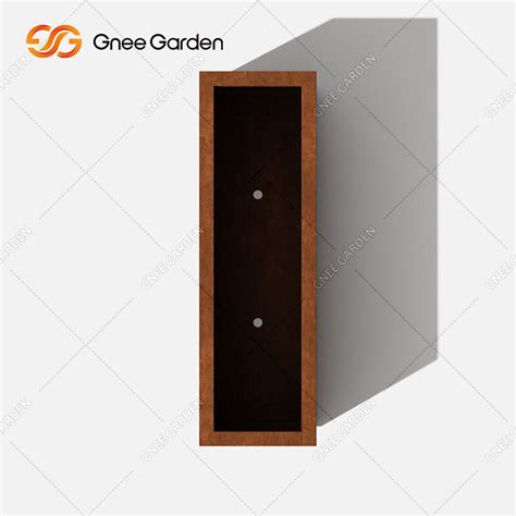 Large Corten Steel Plant Box Outdoor Gnee Garden