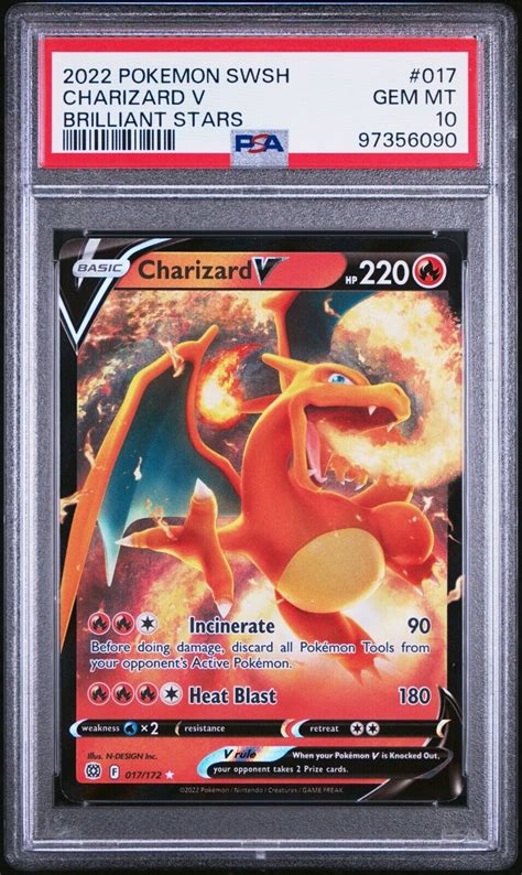 Charizard V 2022 Sword Shield Brilliant Stars 017 172 Holo Price