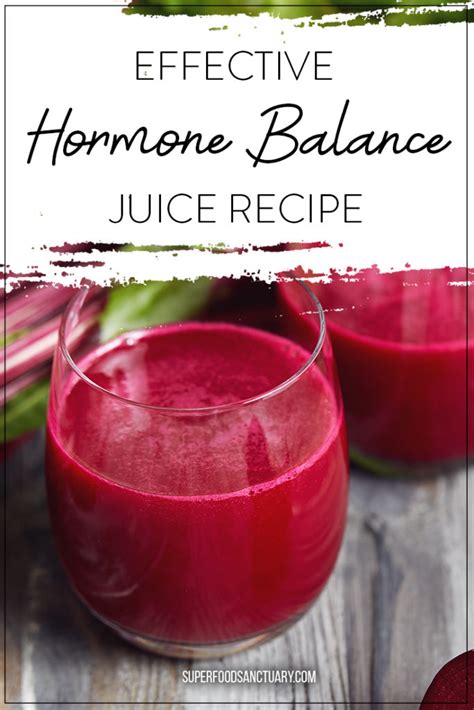 Hormone Balancing Juice Recipe Superfood Sanctuary