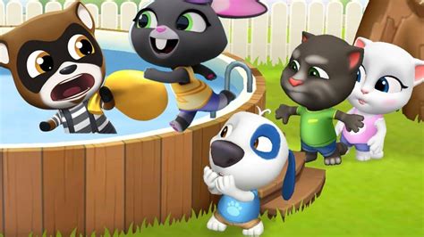 El Gato TOM Y SUS AMIGOS ROY RAKOON ATRAPADO Talking Tom Friends