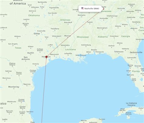 All Flight Routes From Nashville To Veracruz Bna To Ver Flight Routes