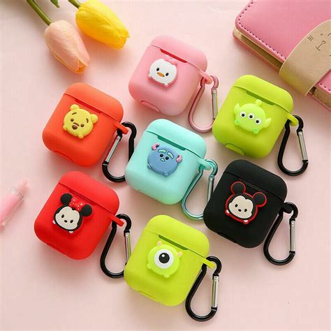 Cute Disney Cartoon Earphone Silicone Case Cover For Apple Airpods Charging Case Cute Ipod