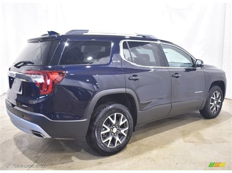 2021 Midnight Blue Metallic Gmc Acadia Sle Awd 141426047 Photo 2