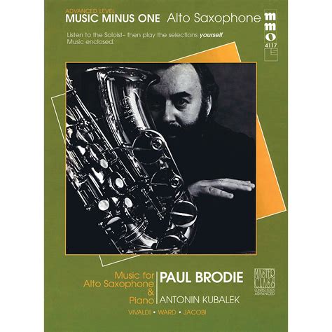 Music Minus One Advanced Alto Saxophone Solos Volume 3 Music Minus One Series Book With Cd By