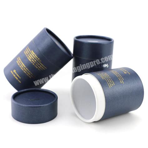 Custom Design Printing Eco Friendly Candle Cardboard Tube Box Packaging