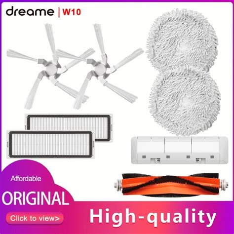 Original Dreame W Accessories Of Main Side Brush Filter Mop Cloth For