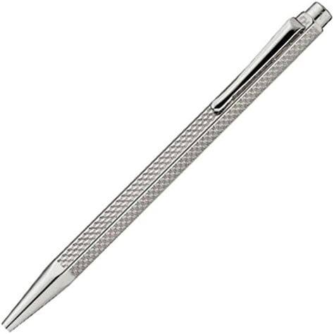 Caran D Ache Ecridor Cubrik Silver Plated Rhodium Coated Ballpoint Pen