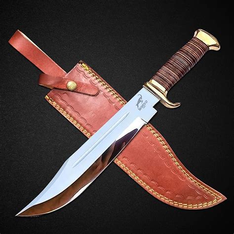 Warivo Knife Large Bowie Knife With Sheath 18 Inch Giant