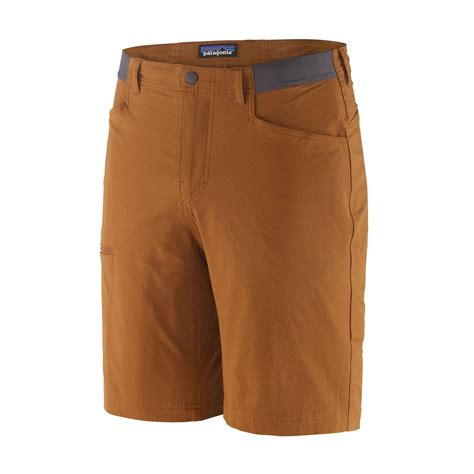 Patagonia Mens Venga Rock Climbing Shorts 10 Inseam Tree Ring Brown