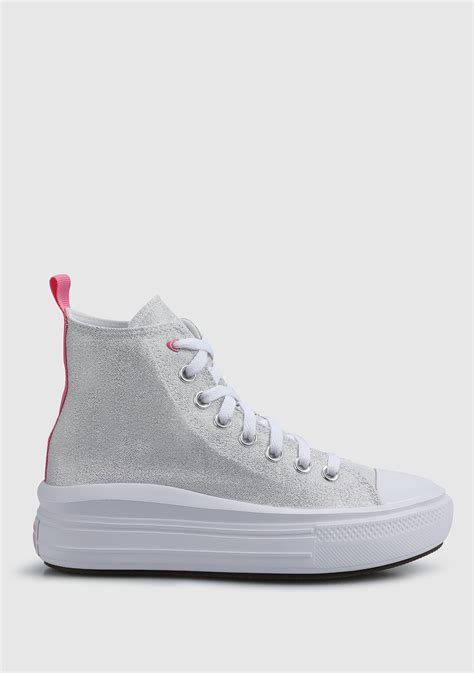 Converse Chuck Taylor All Star Move Platform Sparkle Gümüş Kadın